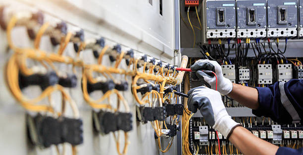 Professional Electrician technician working in Morrisville, PA